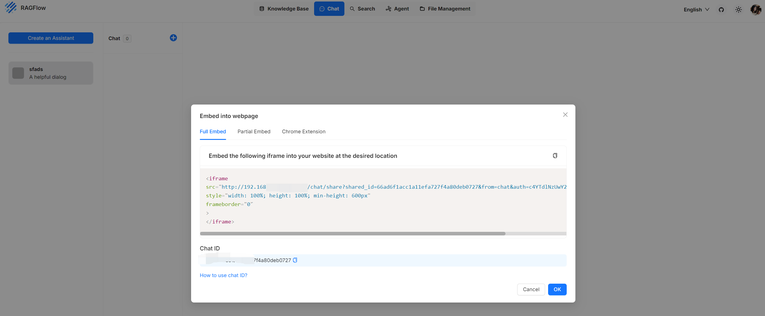 chat-embed